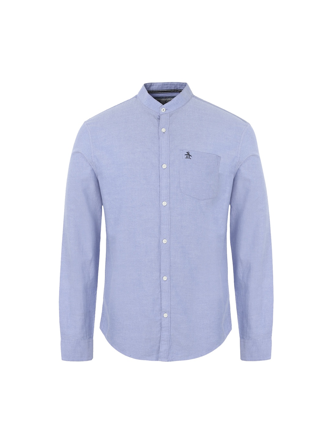 

Original Penguin Men Blue Slim Fit Casual Shirt