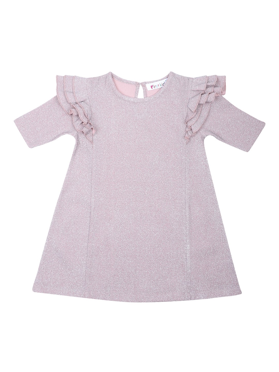 

First Kick Girls Pink A-Line Dress