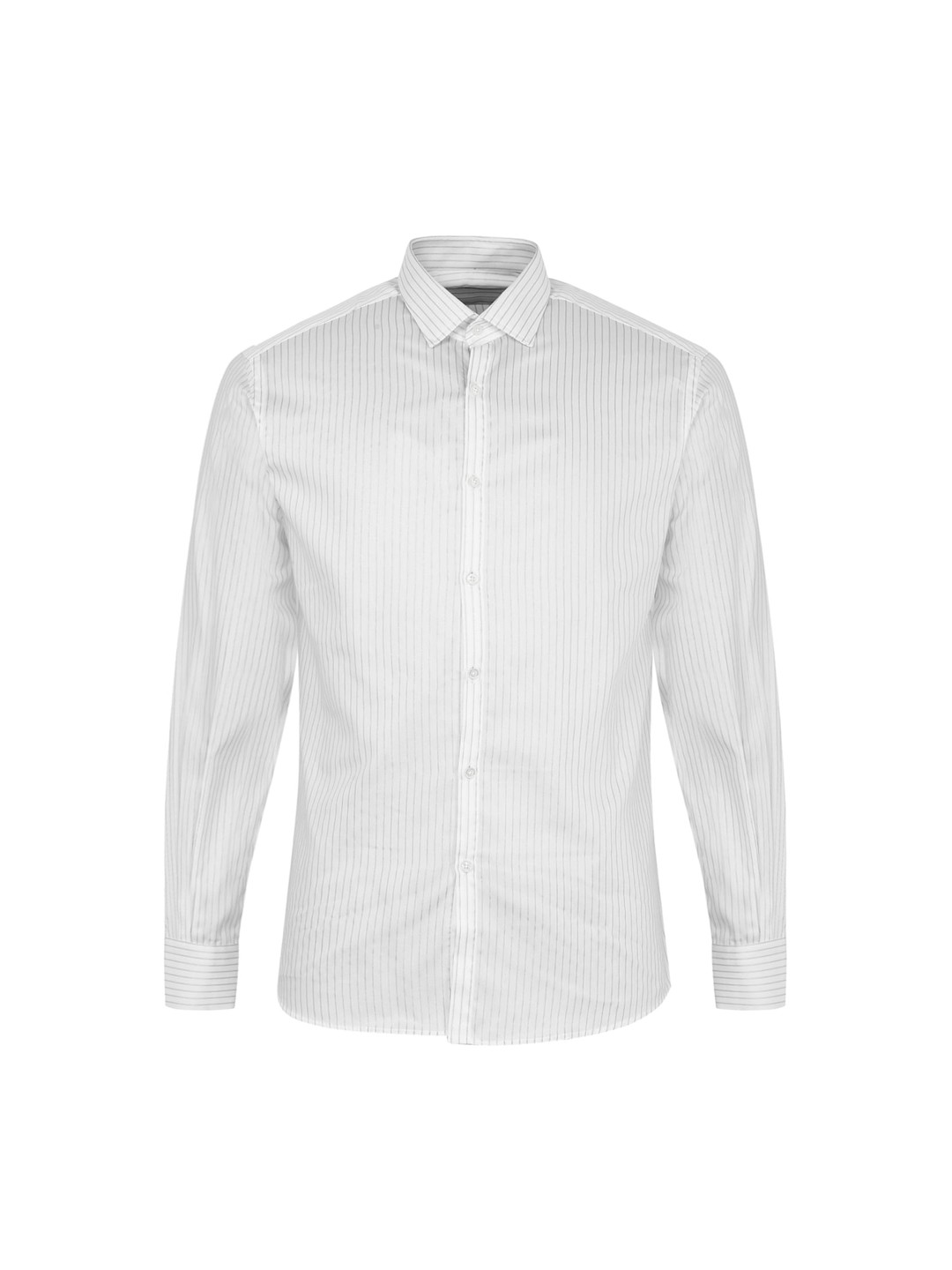 

LAGERFELD Men White Striped Casual Shirt