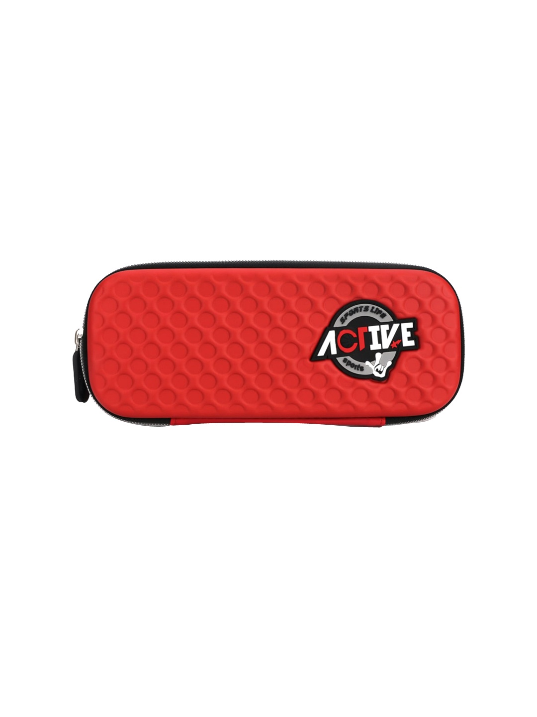 

QIPS Boys Red & Black Textured Pencil Case
