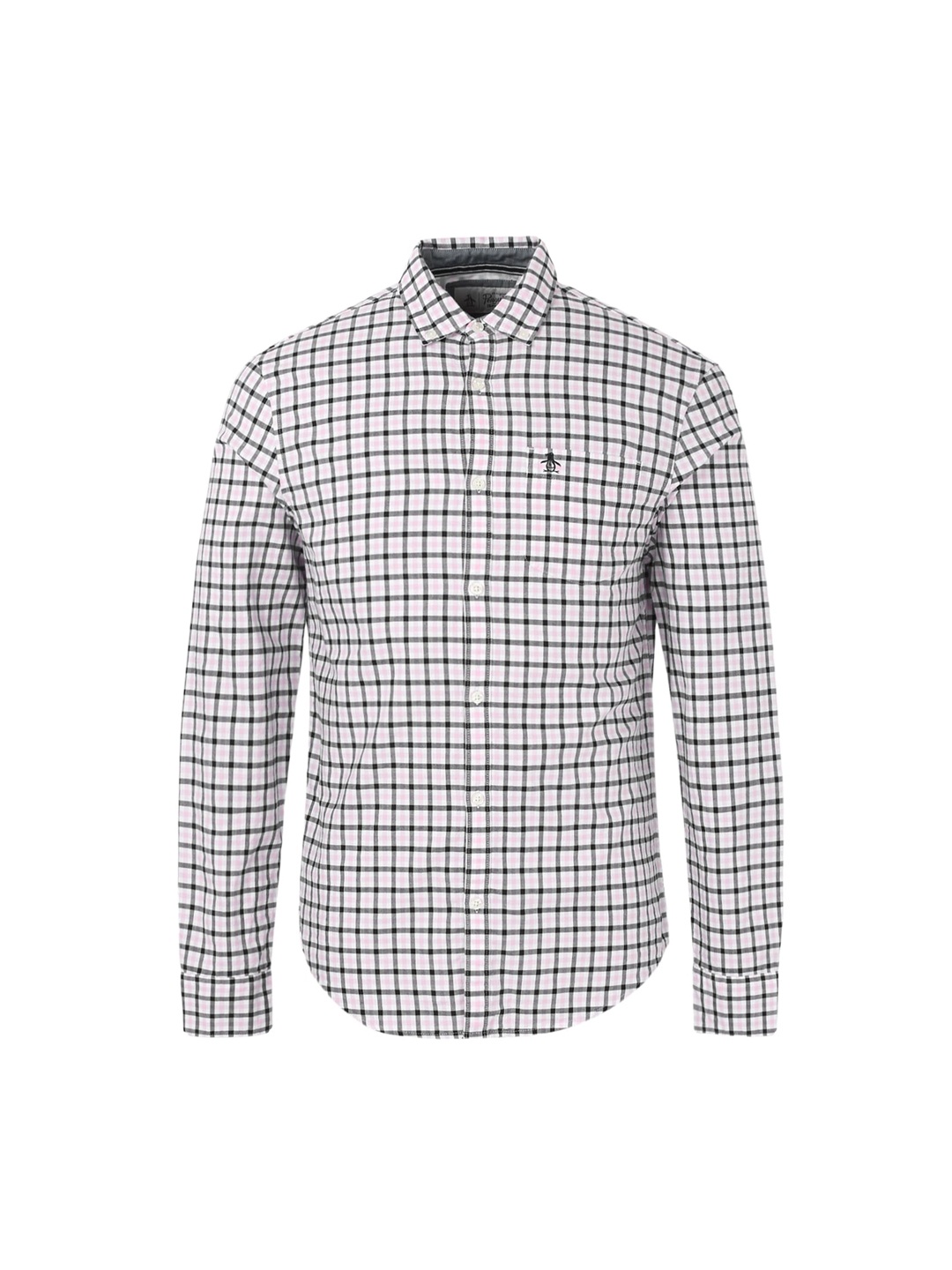 

Original Penguin Men Pink Checked Casual Shirt