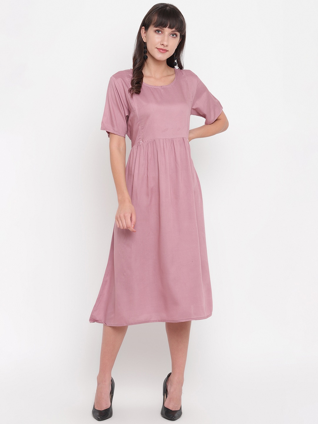 

Aawari Purple Midi Dress