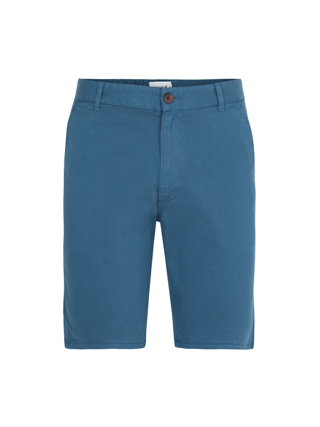 

Farah Men Blue Solid Regular Shorts