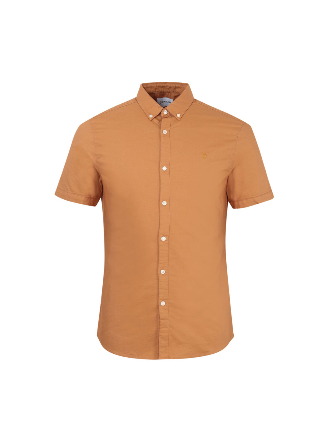 

Farah Men Orange Solid Casual Shirt