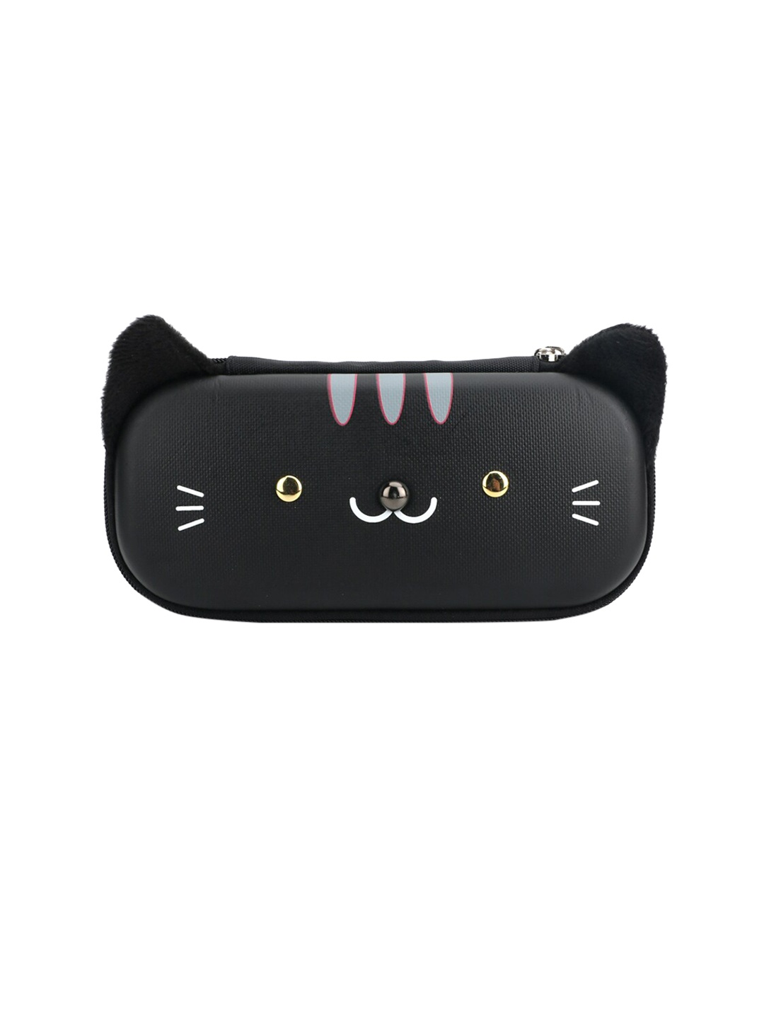 QIPS Kids Black Printed Pencil Case