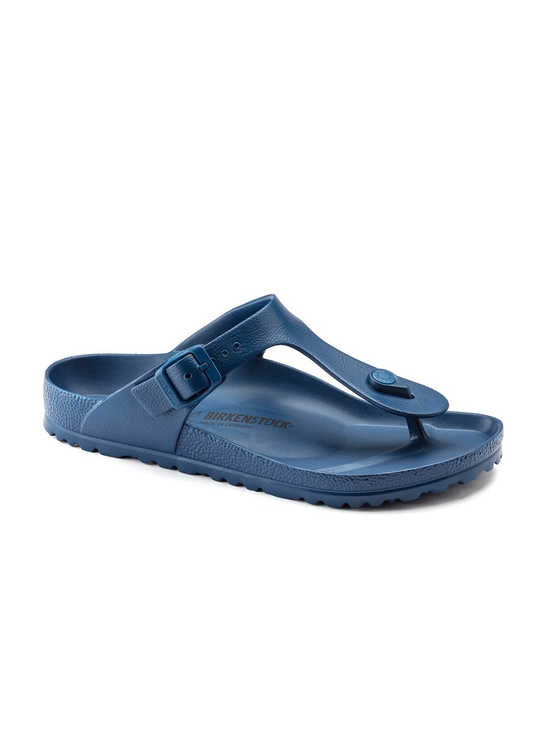 

Birkenstock Unisex Gizeh Essentials Blue Regular Slides