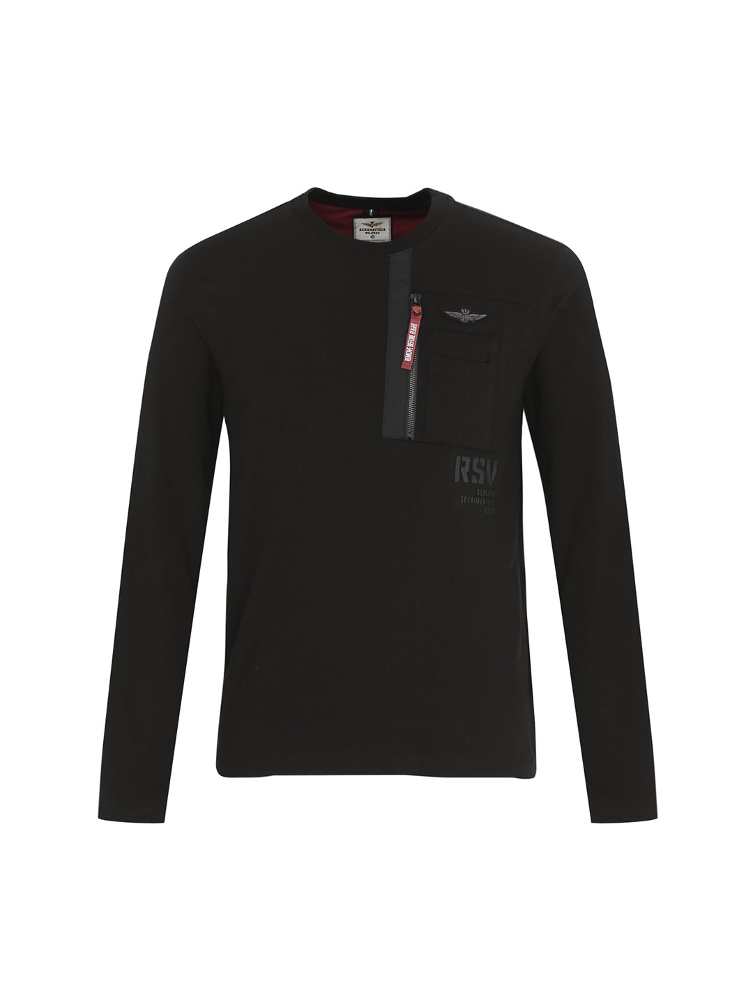 

Aeronautica Militare Men Black Printed Sweatshirt