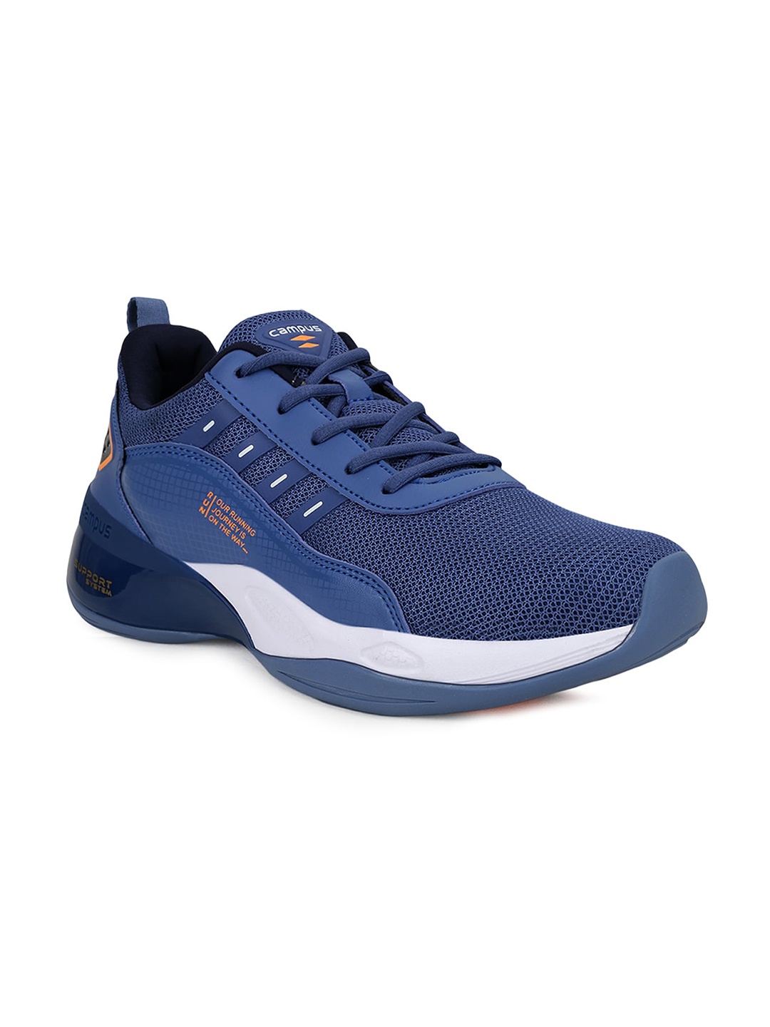 

Campus Men Blue Mesh Running Marking Shoes