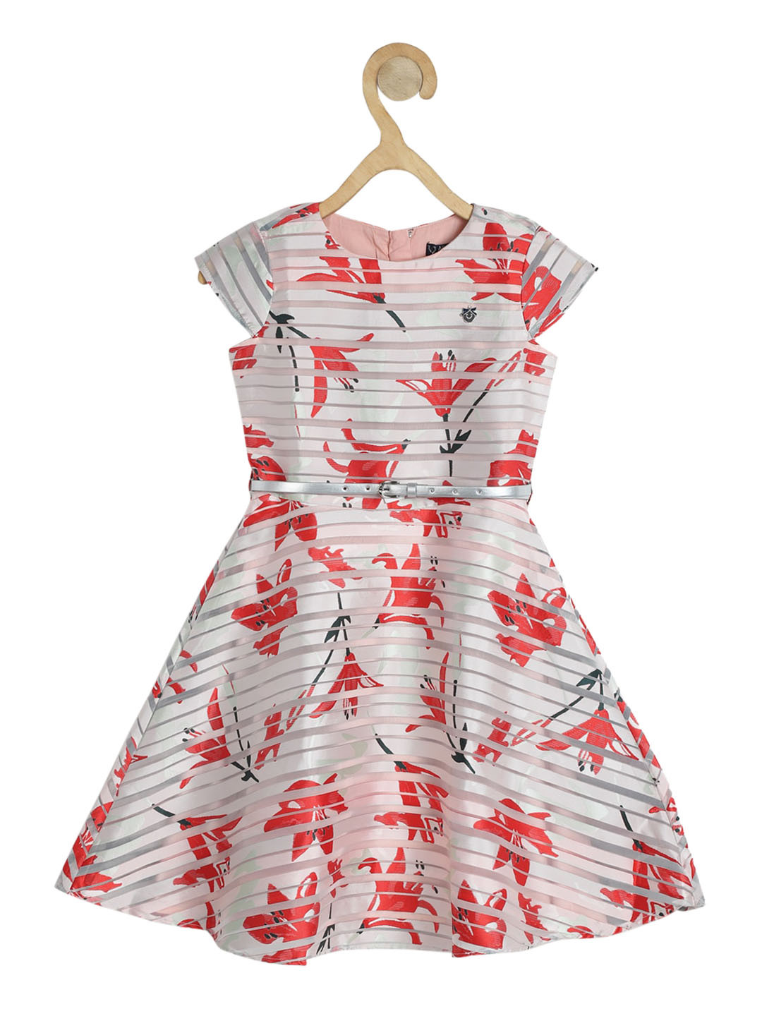 

Allen Solly Junior Girls Pink & White Floral Dress