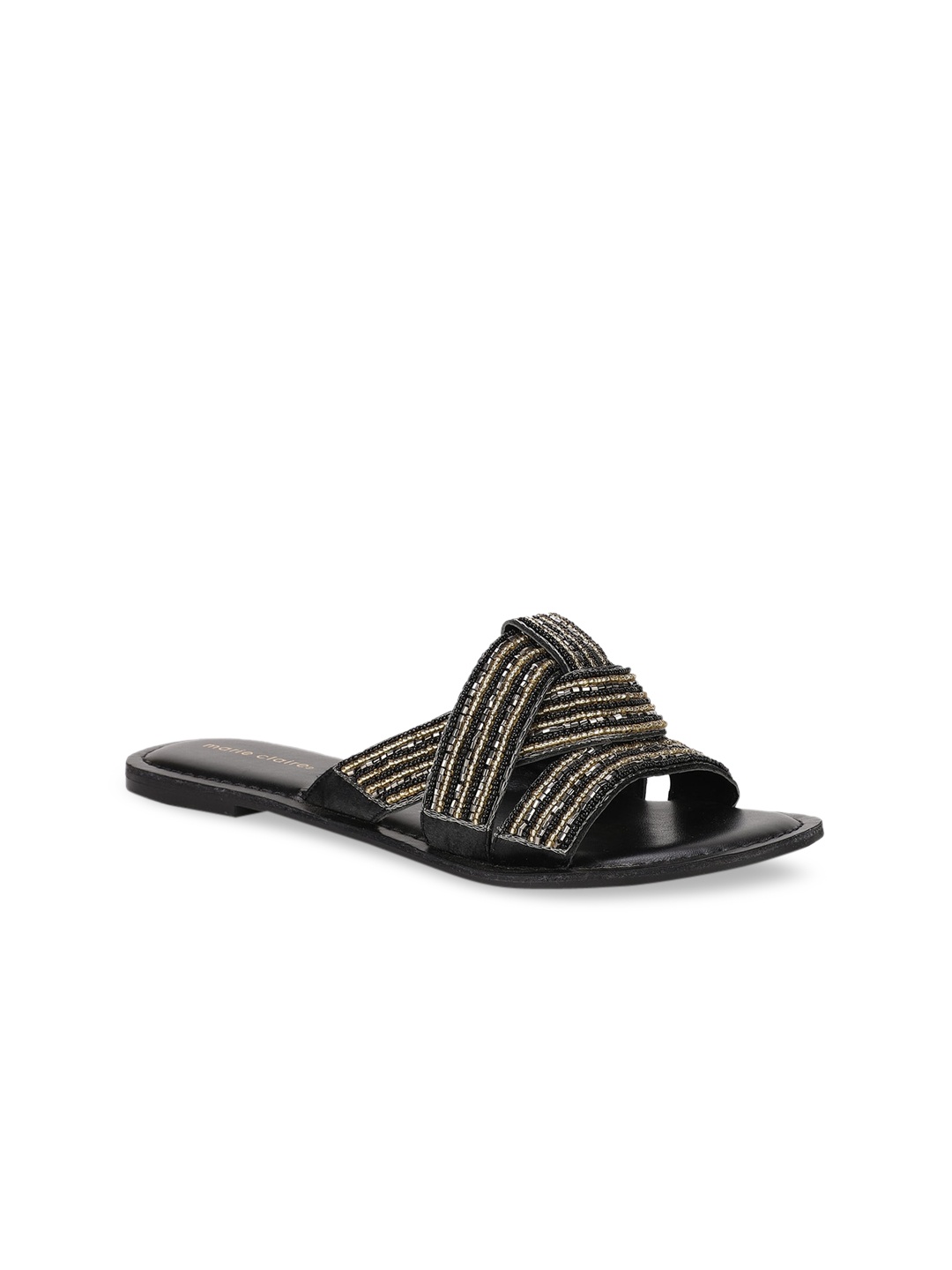 

Marie Claire Women Black Mojaris Flats