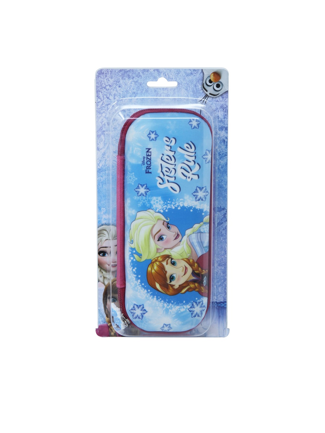 

Disney Girls Blue & Pink Disney Frozen Printed Pencil Box