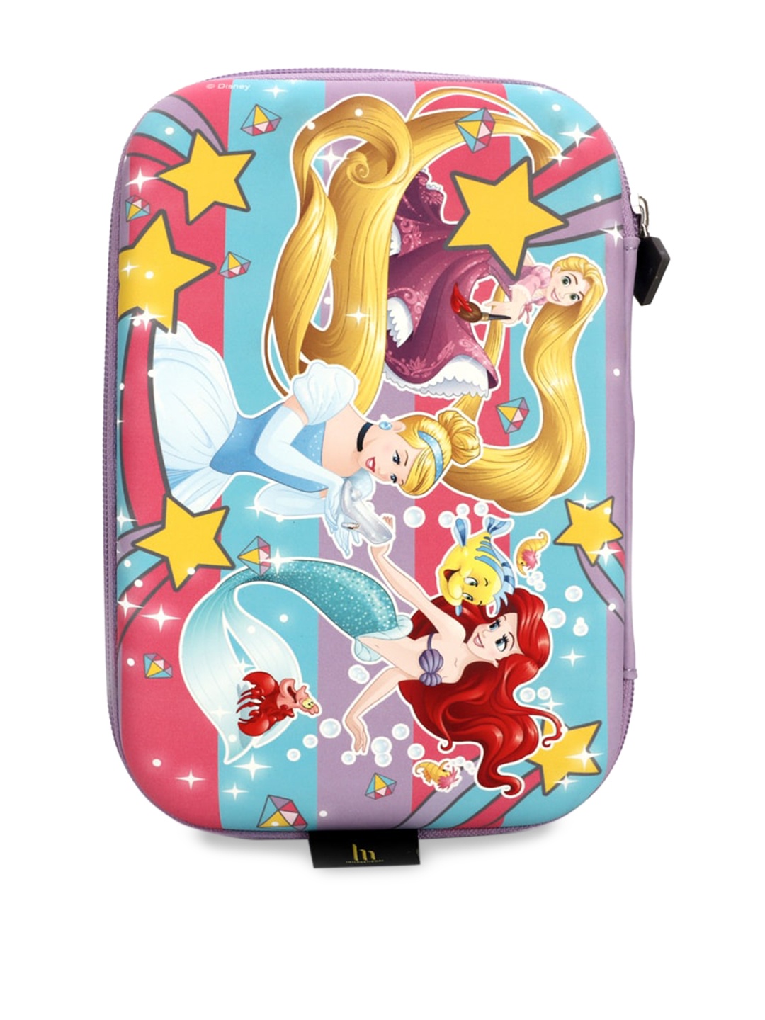 

Disney Girls Purple & White Printed EVA Pencil Case