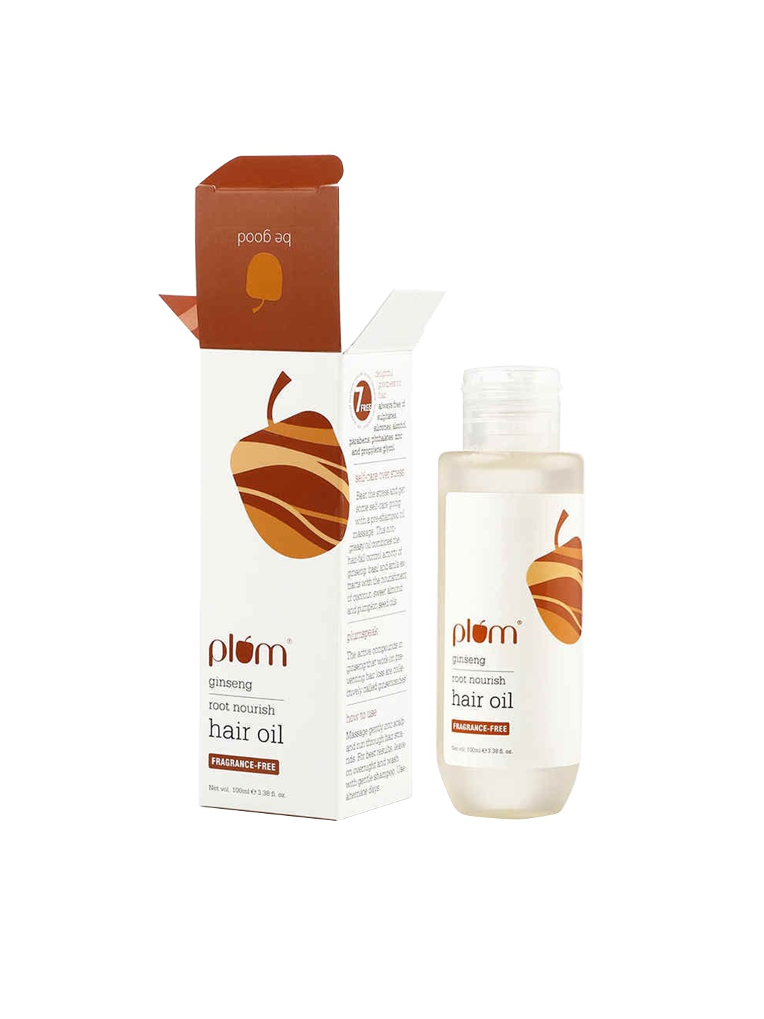 

Plum Ginseng Root Nourish Hair Oil - 100 ml, White
