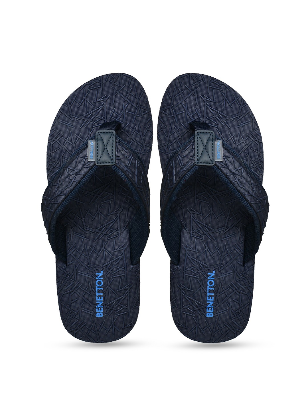 

United Colors of Benetton Men Navy Blue Thong Flip-Flops