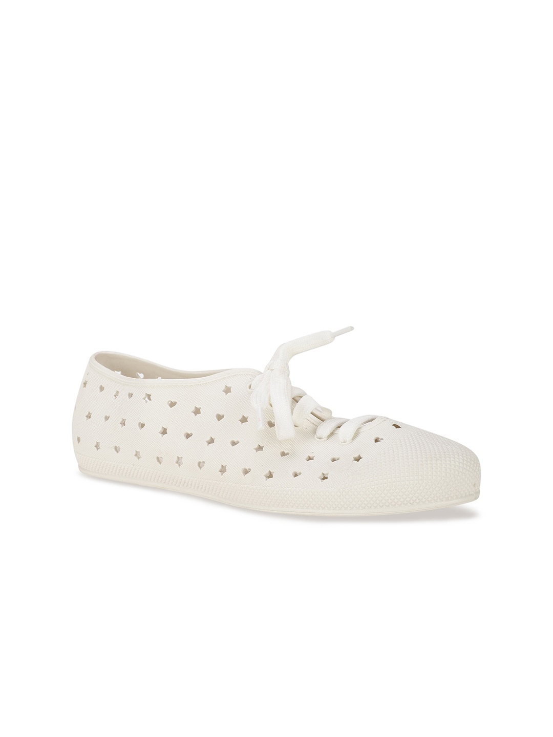 

Sandak by Bata Women White Printed Sneakers