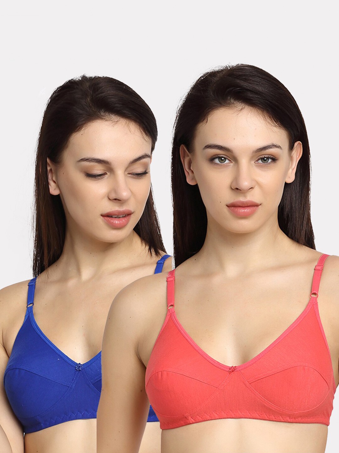 

Friskers Pack of 2 Everyday Bras O-314-05-314-08-30, Blue