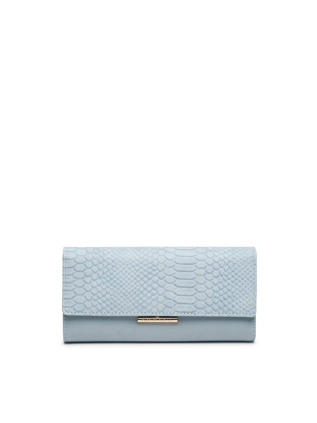 

Apsis Women Blue Textured Three Fold Wallet