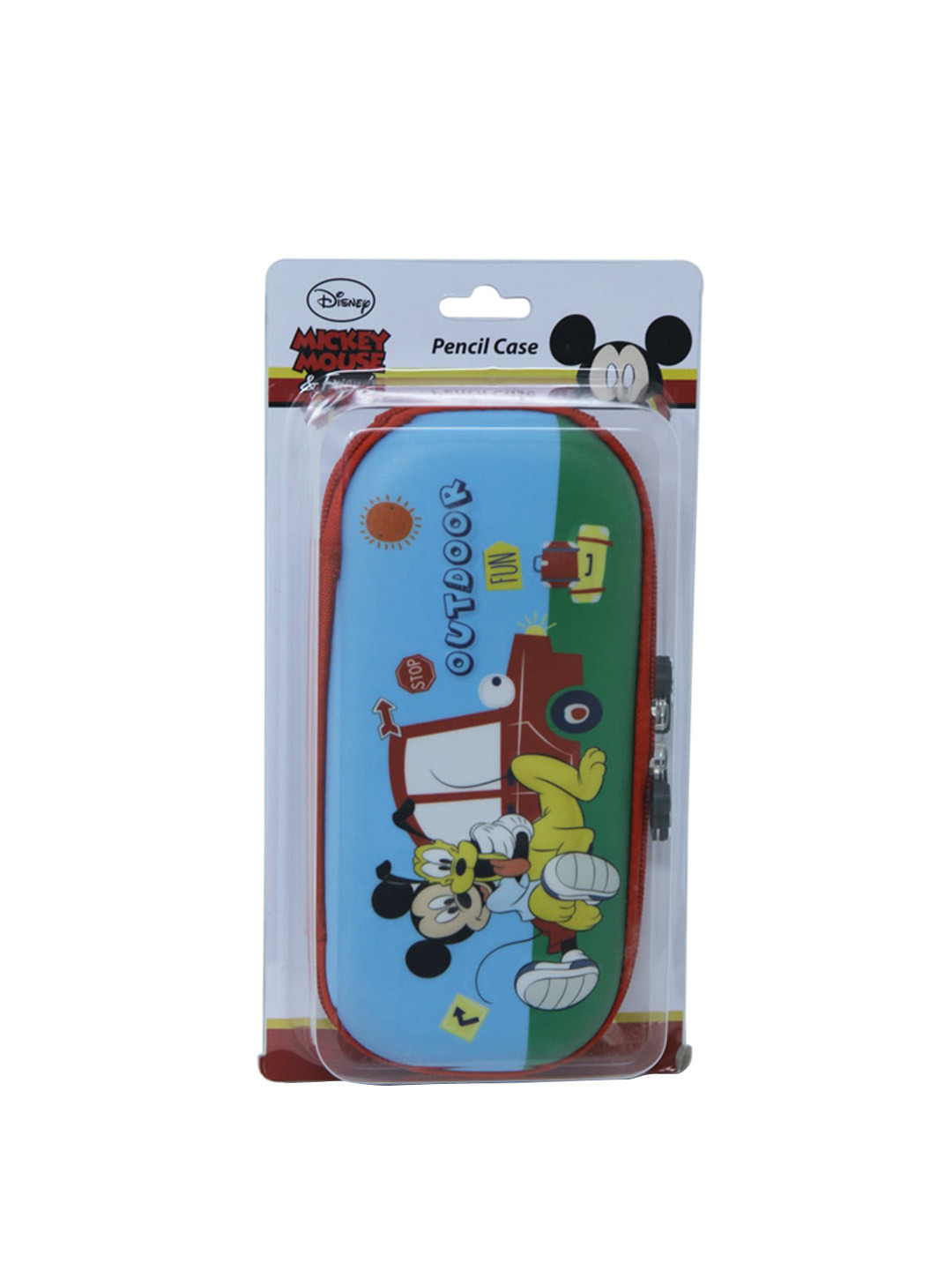 

Disney Girls Blue & Green Mickey Mouse Printed EVA Pencil Case