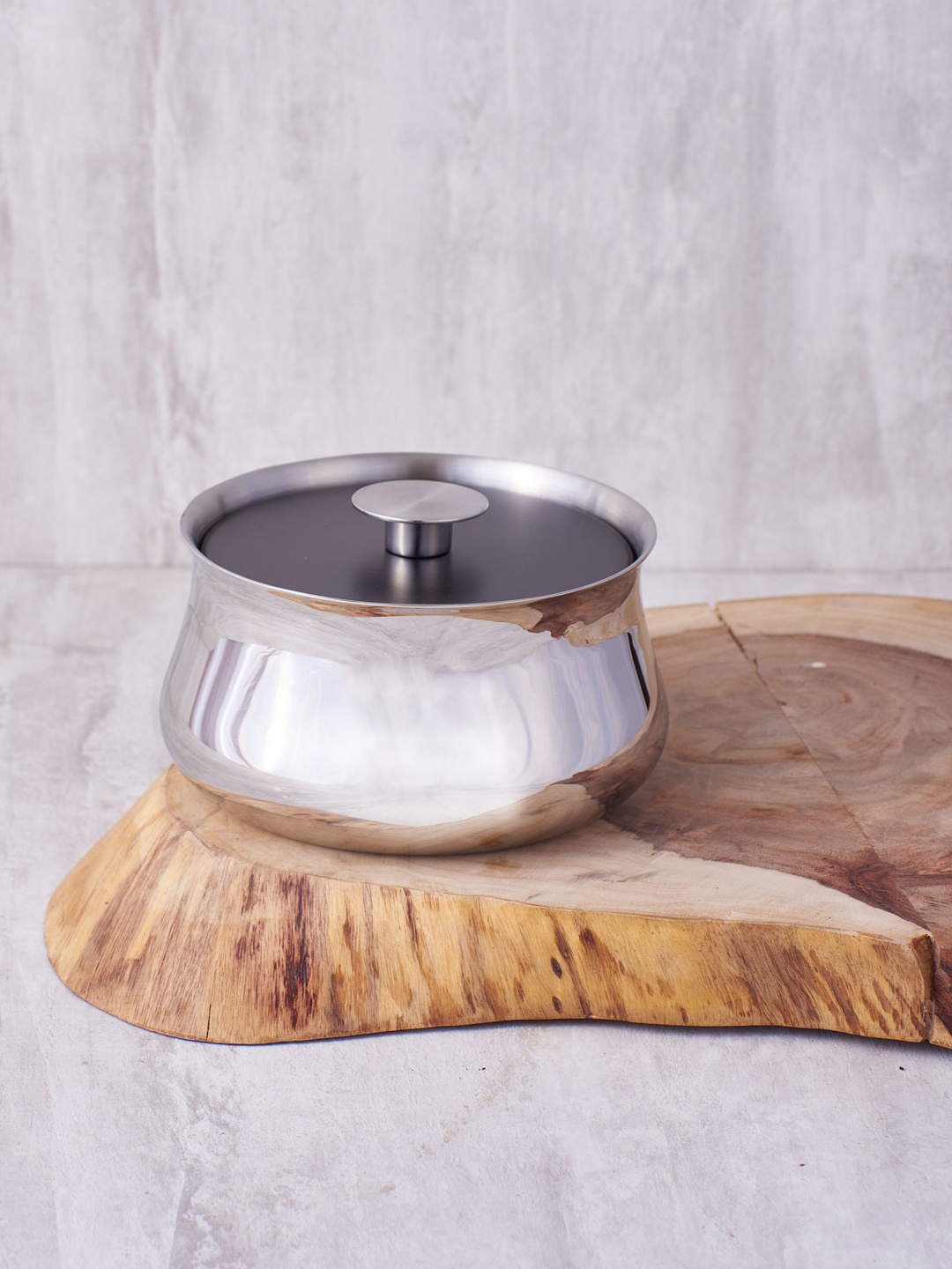 

ARTTDINOX Steel-Toned Solid Stainless Steel Doubly Mini Serving Bowl