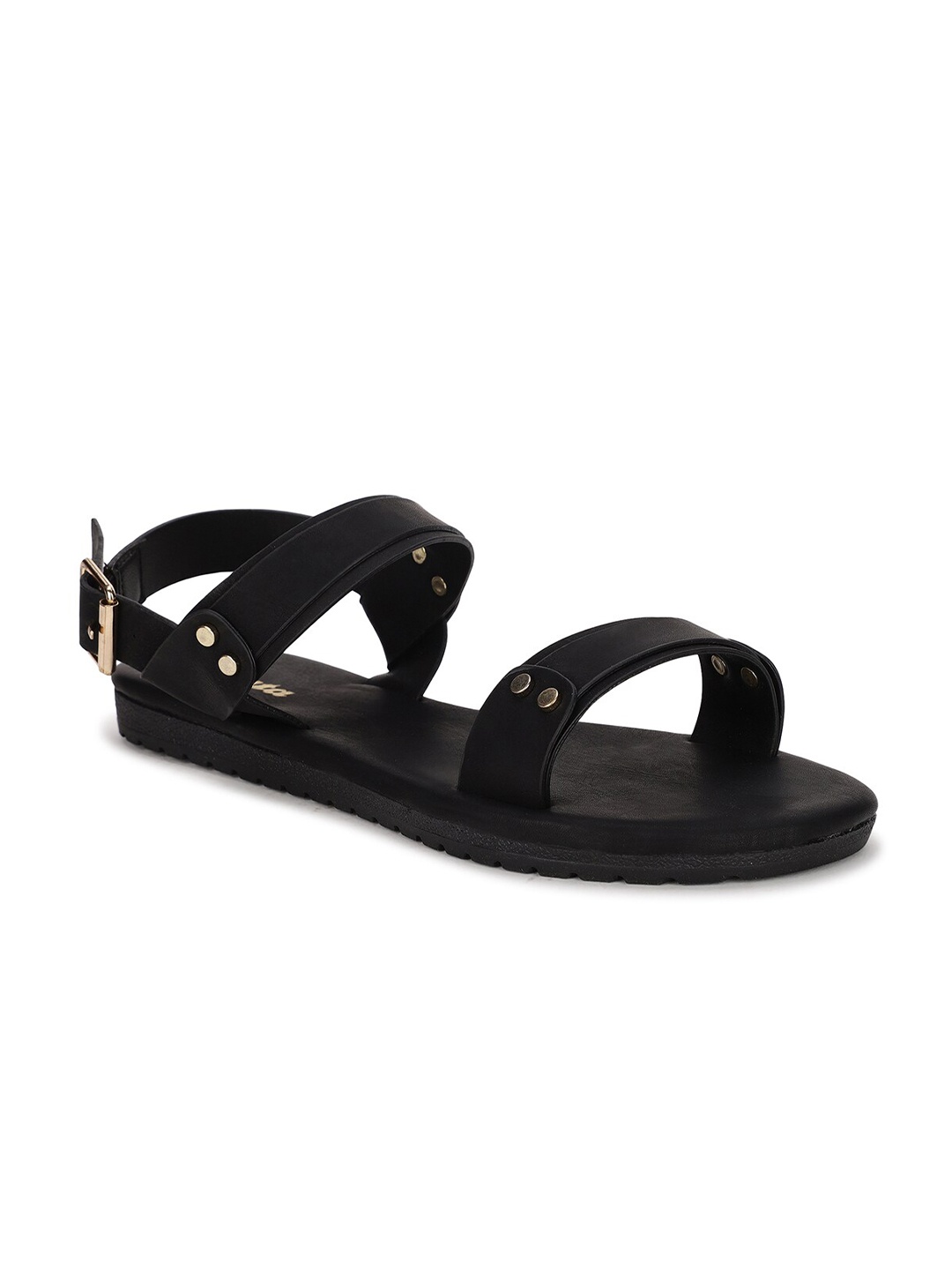 

Bata Women Black Open Toe Flats