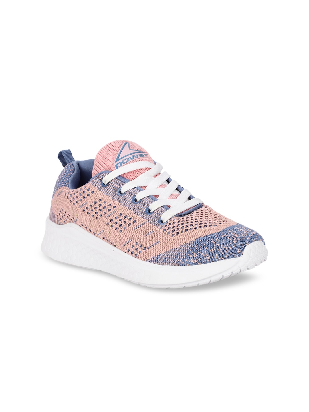 

Power Women Blue Woven Design Sneakers