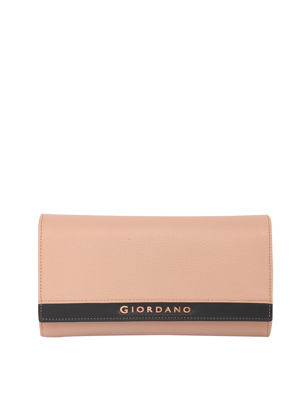 

GIORDANO Women Beige Solid Two Fold Wallet