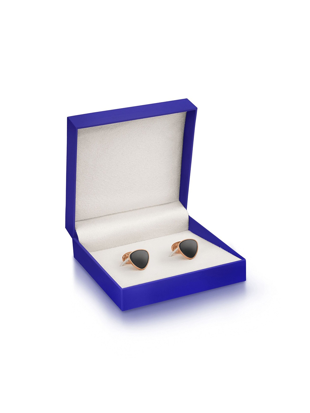 

Lapis Bard Black Avant Garde Preston Rose Gold plated Cufflinks