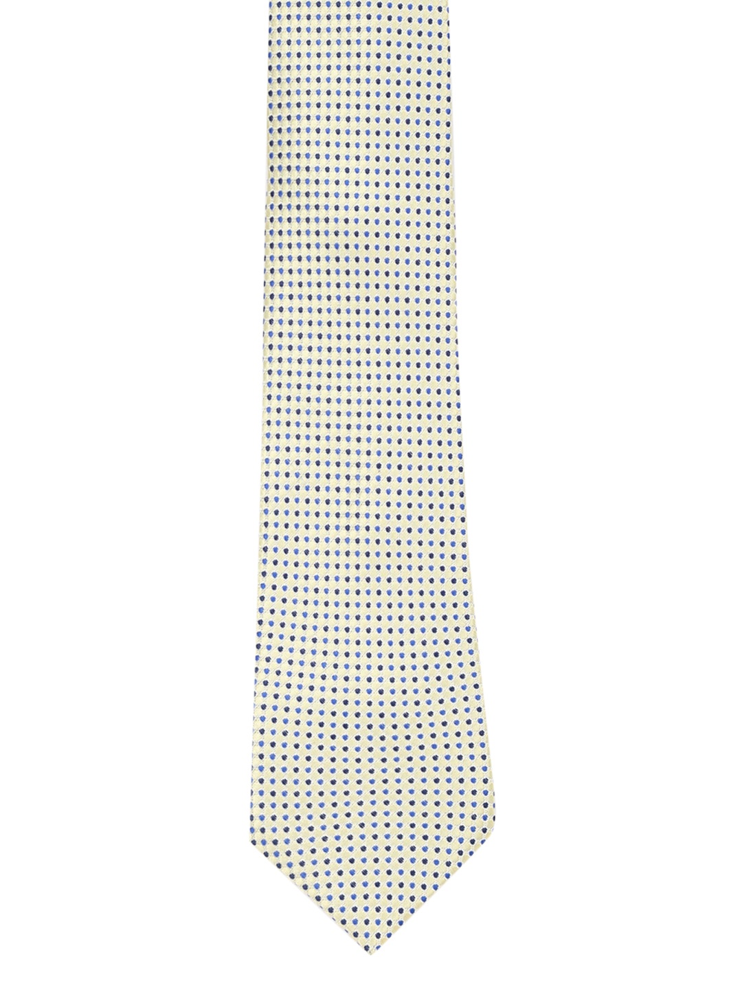 

Peter England Men Cream-Coloured & Blue Printed Accessory Gift Set