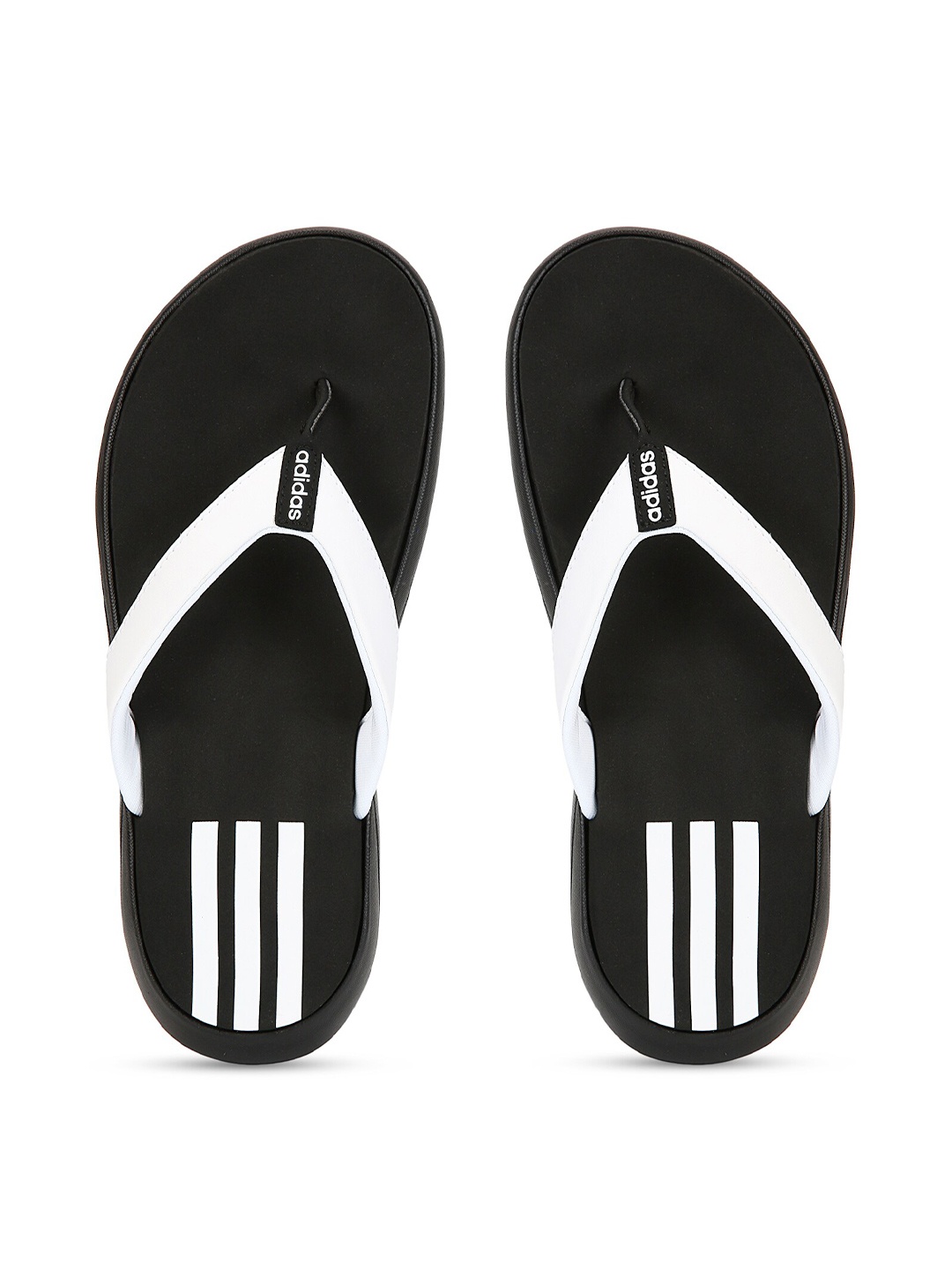 

ADIDAS Women White & Black Flip Flops