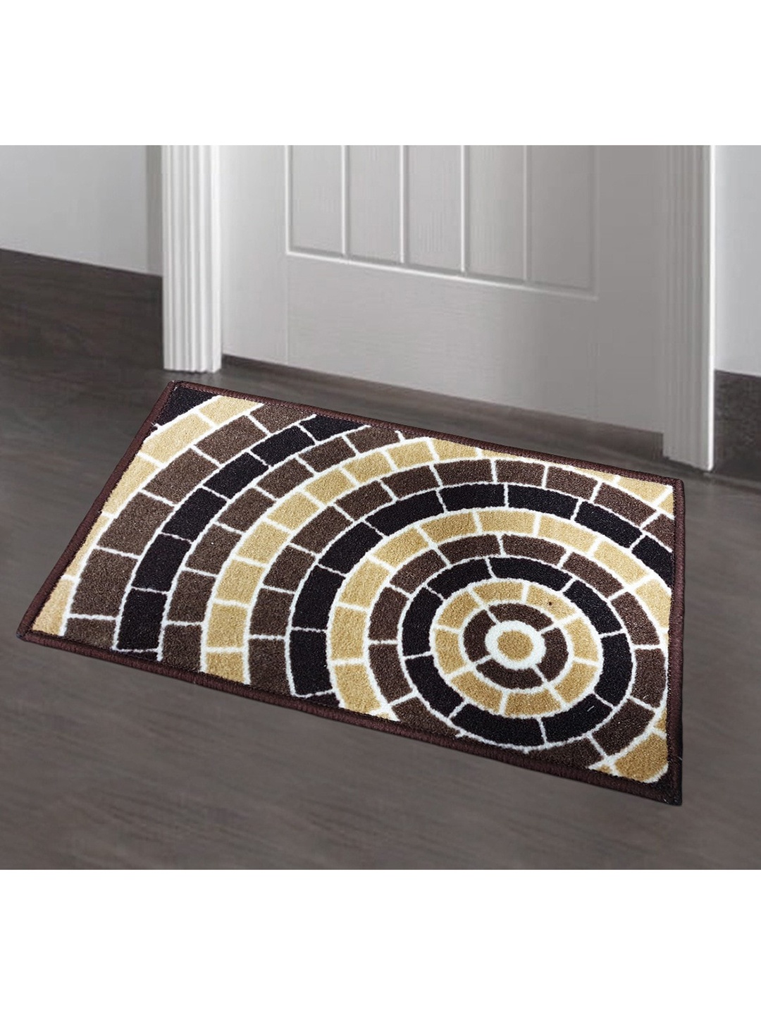 

Status Brown & Beige Printed Door Mat