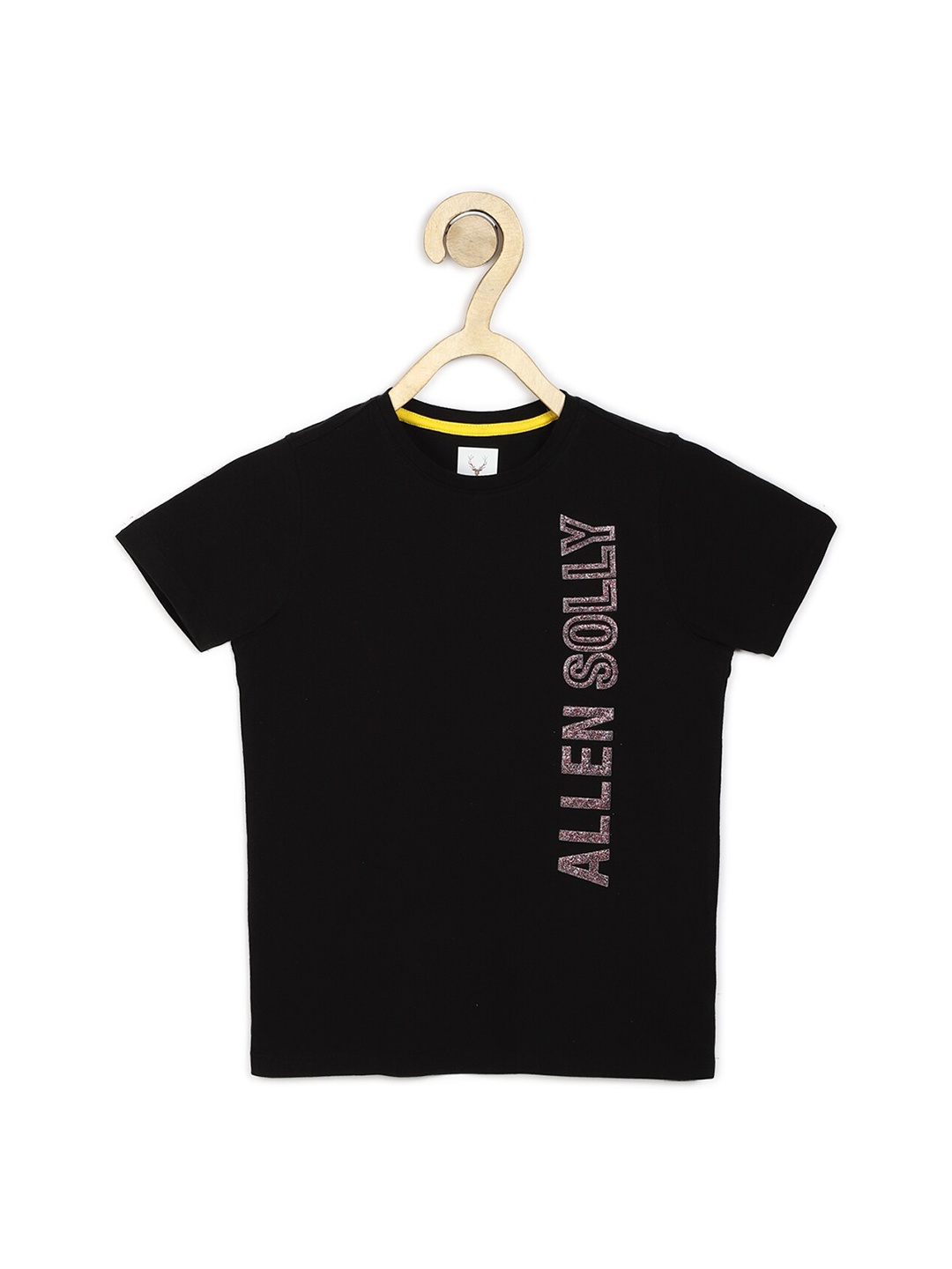 

Allen Solly Junior Boys Black Typography Printed T-shirt
