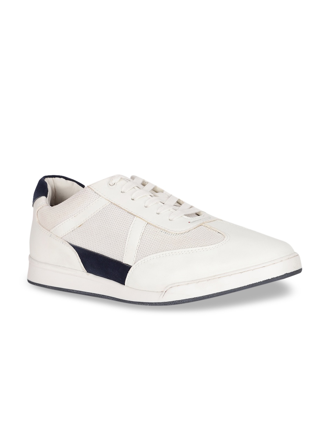 

Bata Men White Colourblocked Sneakers