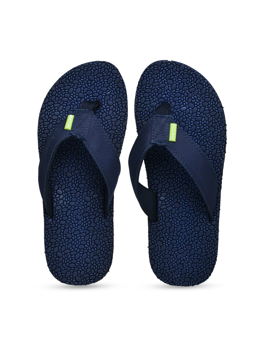 

United Colors of Benetton Men Navy Blue Thong Flip-Flops