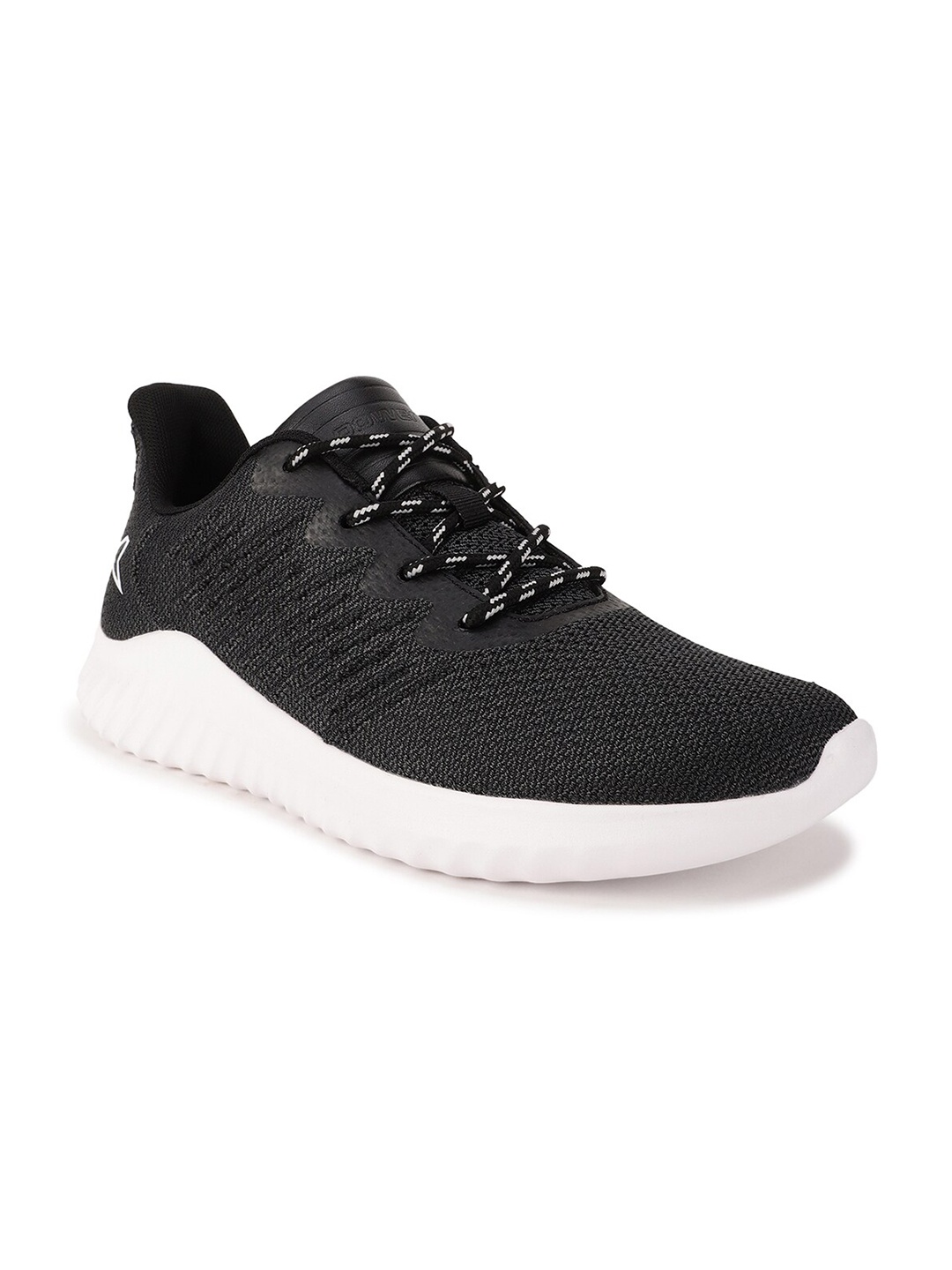 

Power Women Black Textile Road Running Non-Marking Shoes