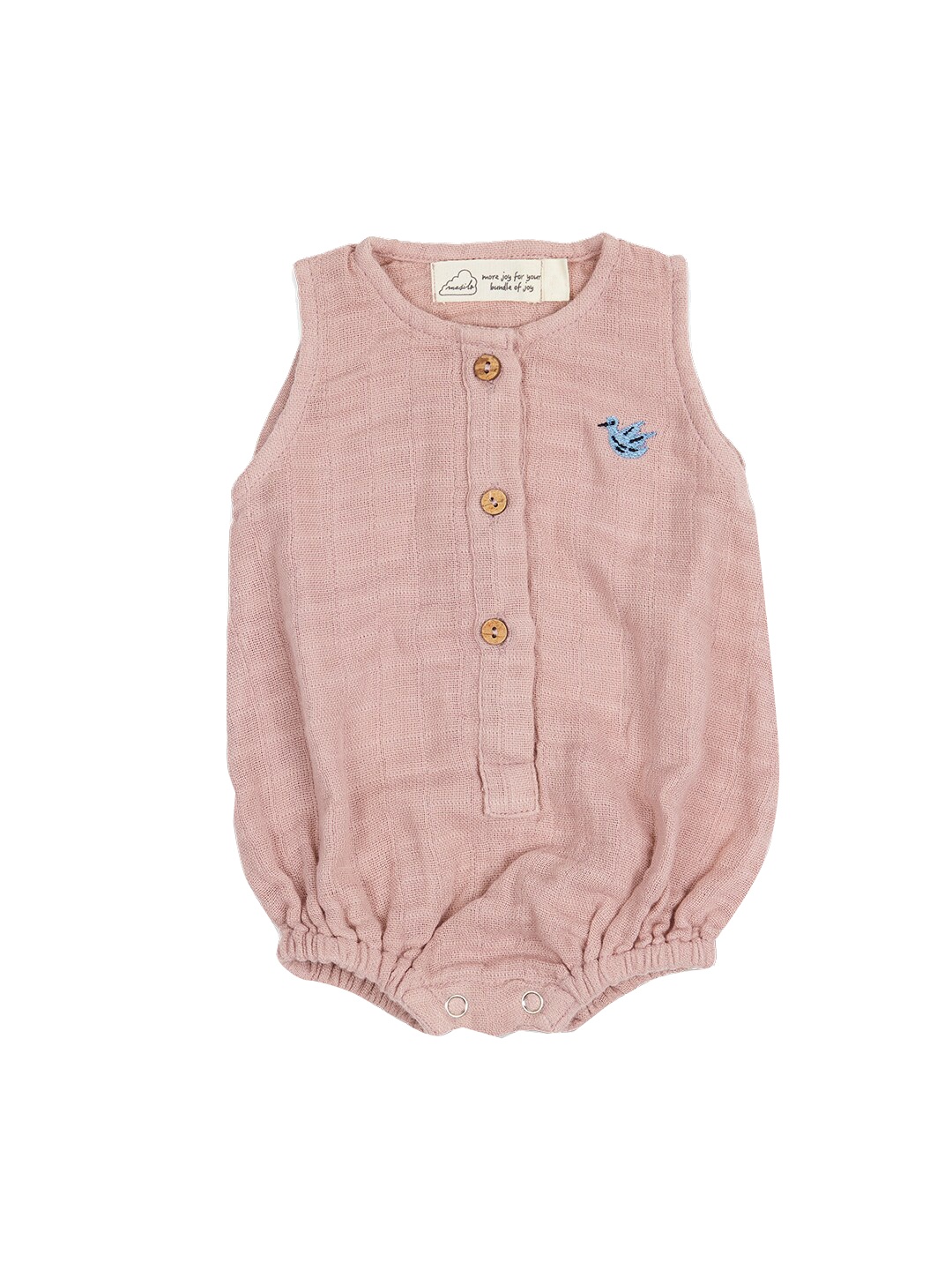 

Masilo Infants Pink Solid Romper