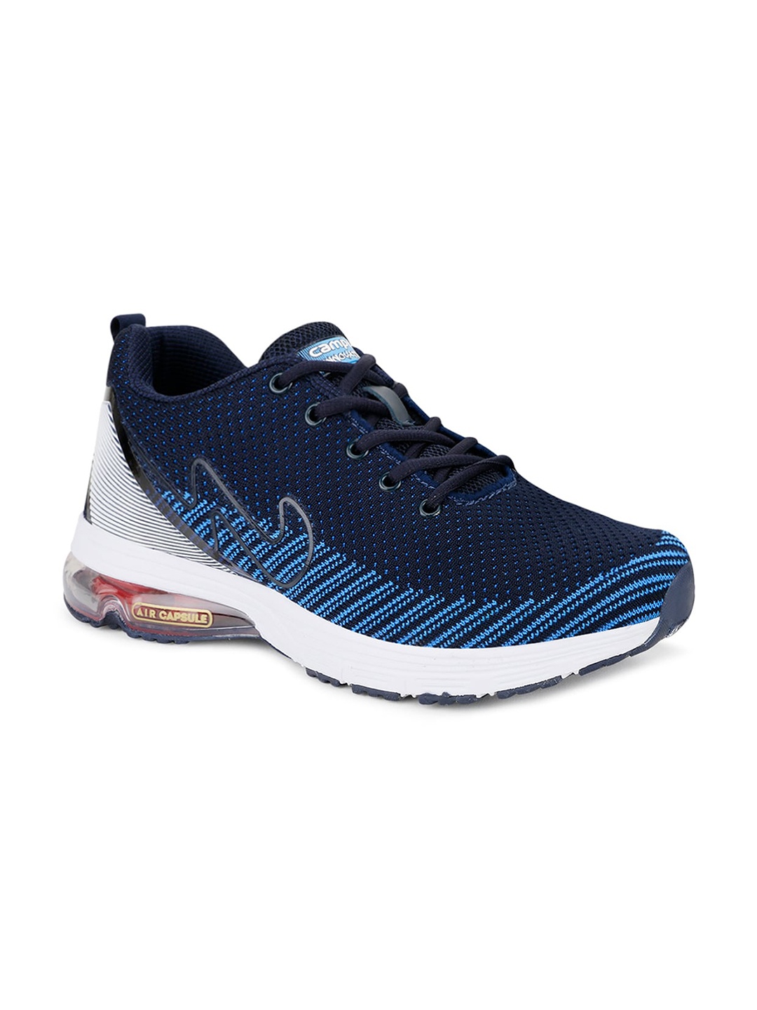 

Campus Men Navy Blue Mesh Running Shoes