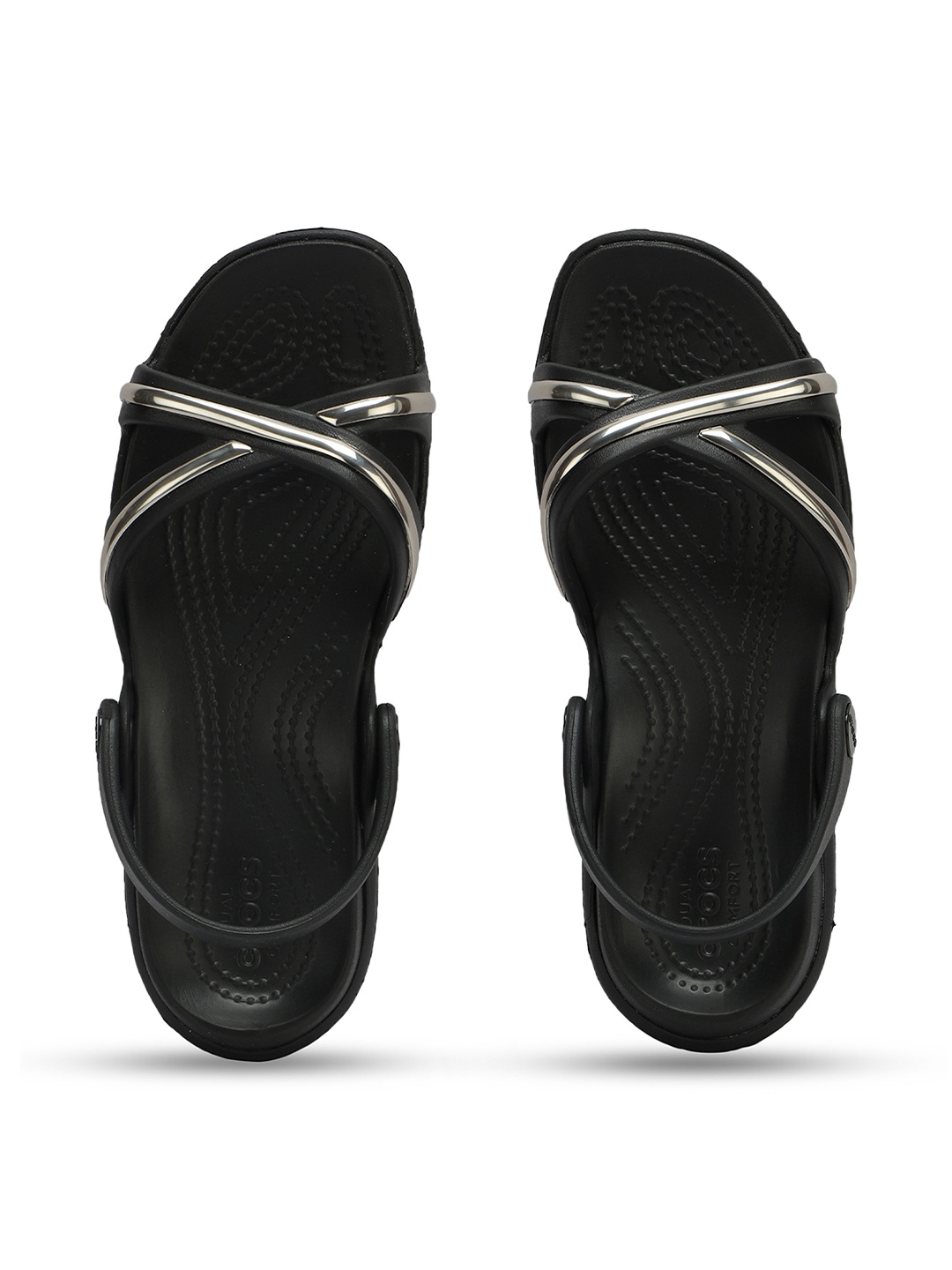 

Crocs Women Black Open Toe Flats