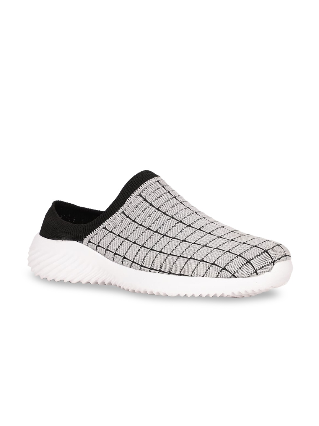 

Bruno Manetti Men White Printed Slip-On Sneakers