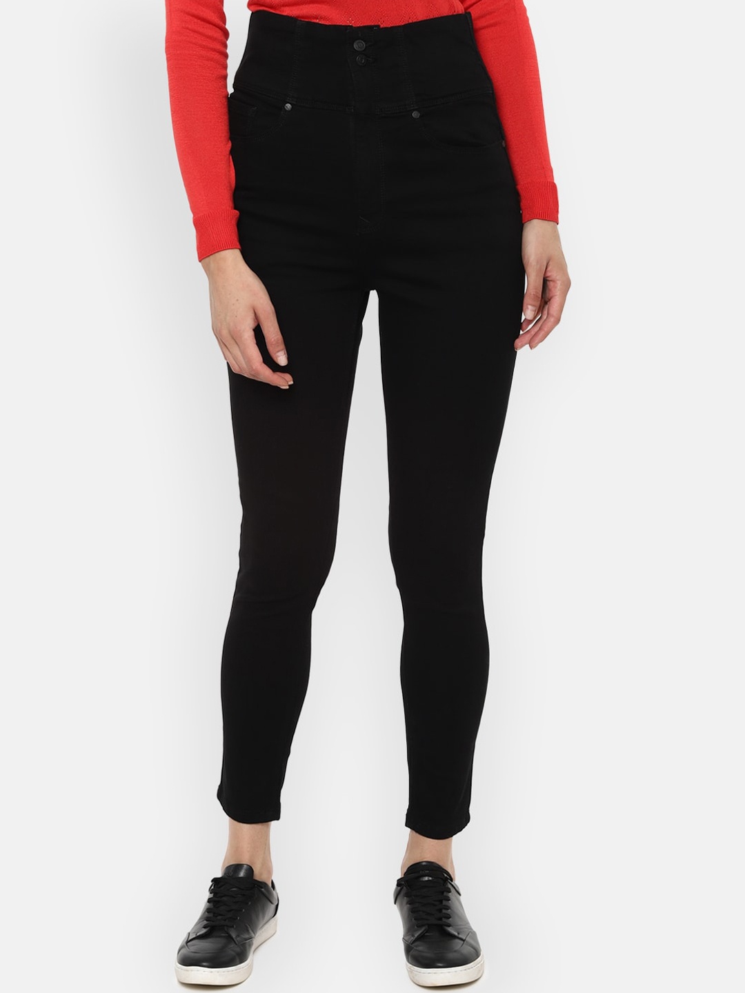 Van Heusen Woman Women Black High-Rise Jeans