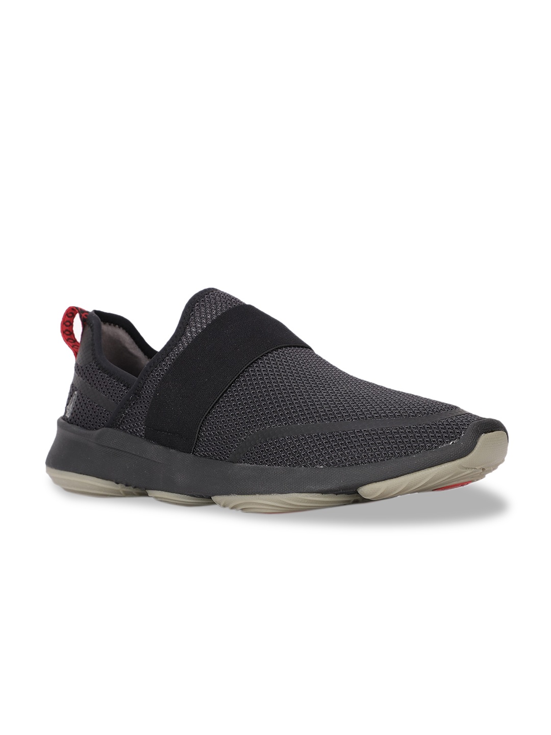 

Hush Puppies Men Grey Textured Slip-On Sneakers