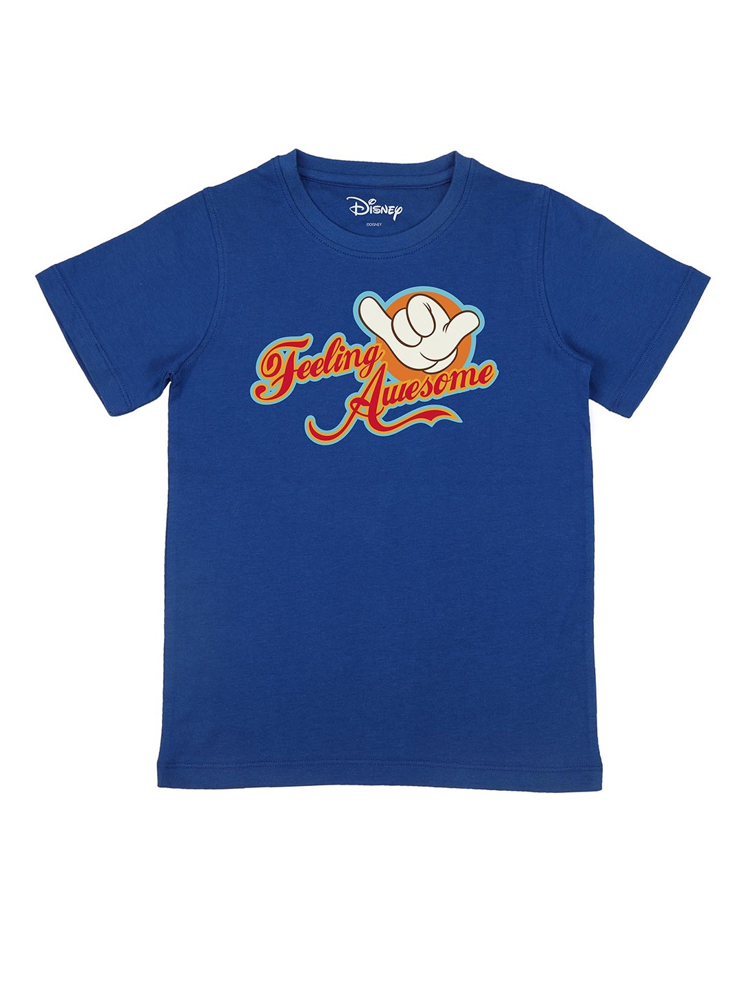 

Disney by Wear Your Mind Boys Blue Printed T-shirt