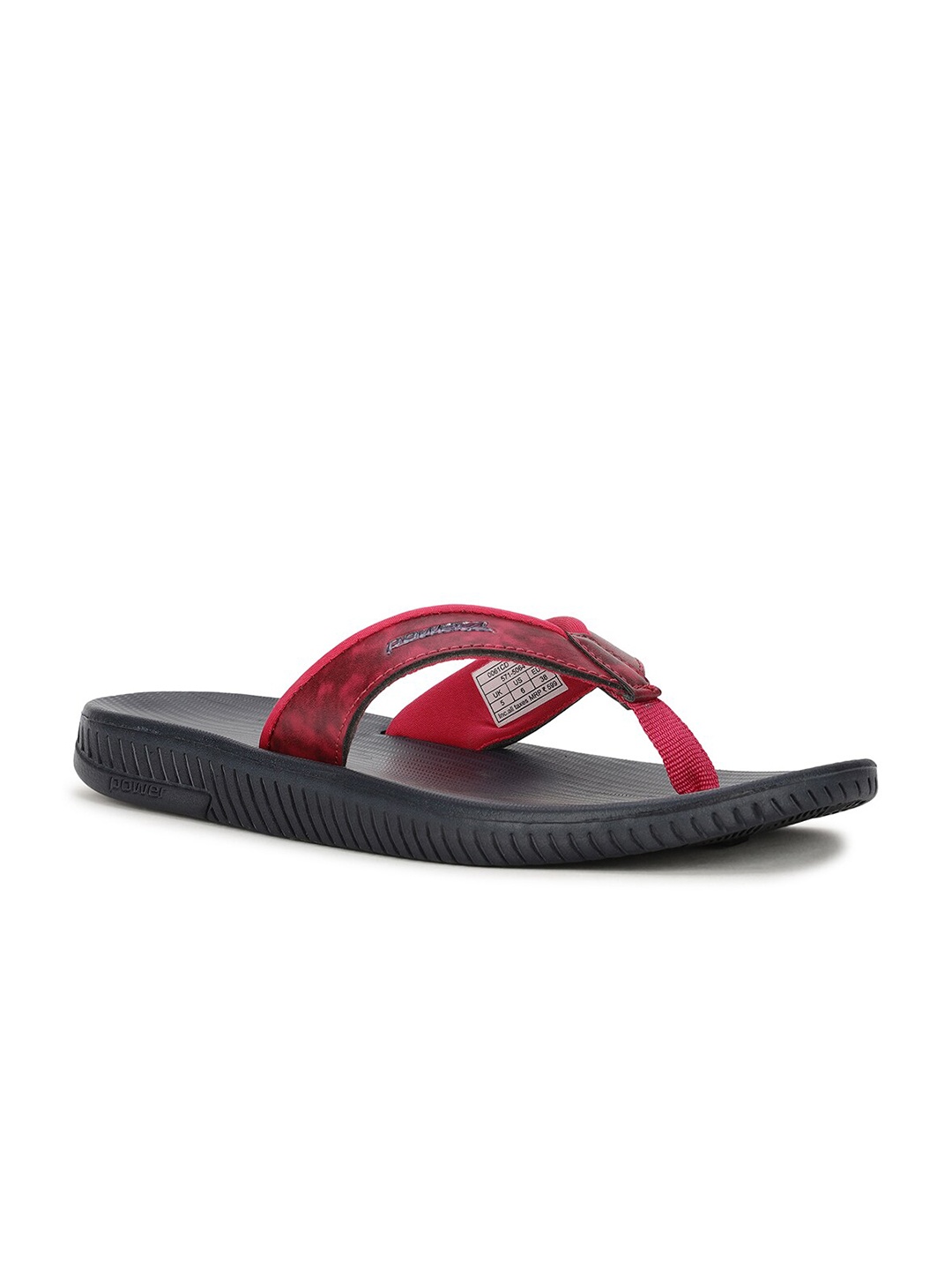 

Power Women Pink & Black Printed Thong Flip-Flops