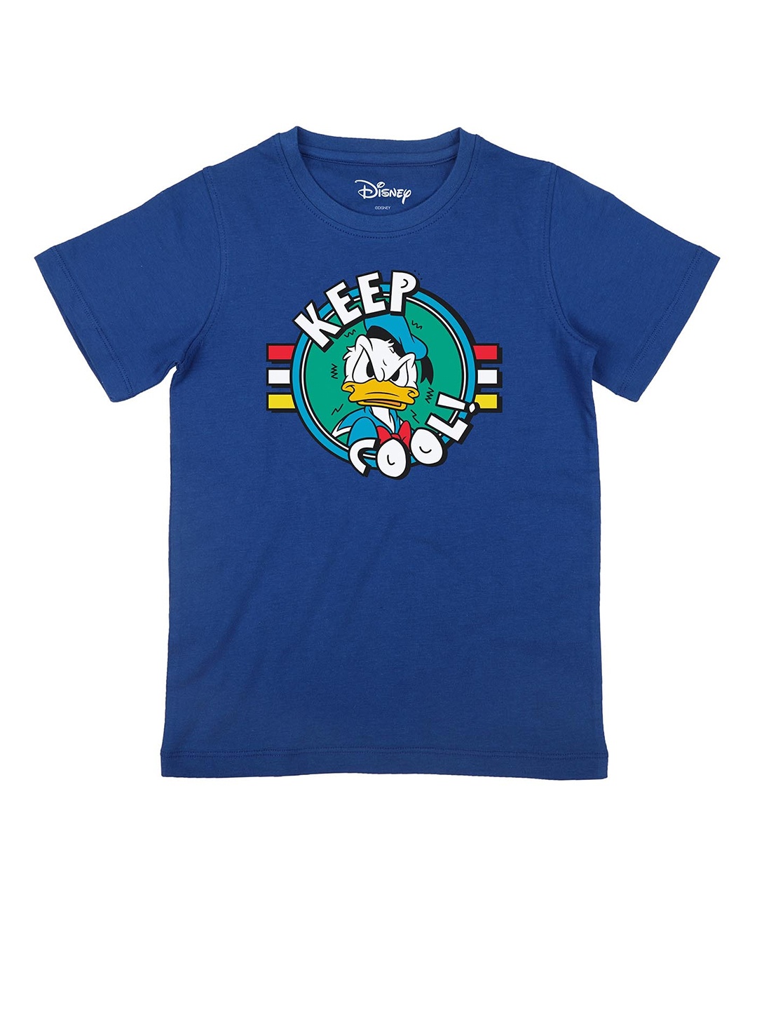 

Disney by Wear Your Mind Boys Blue Printed T-shirt