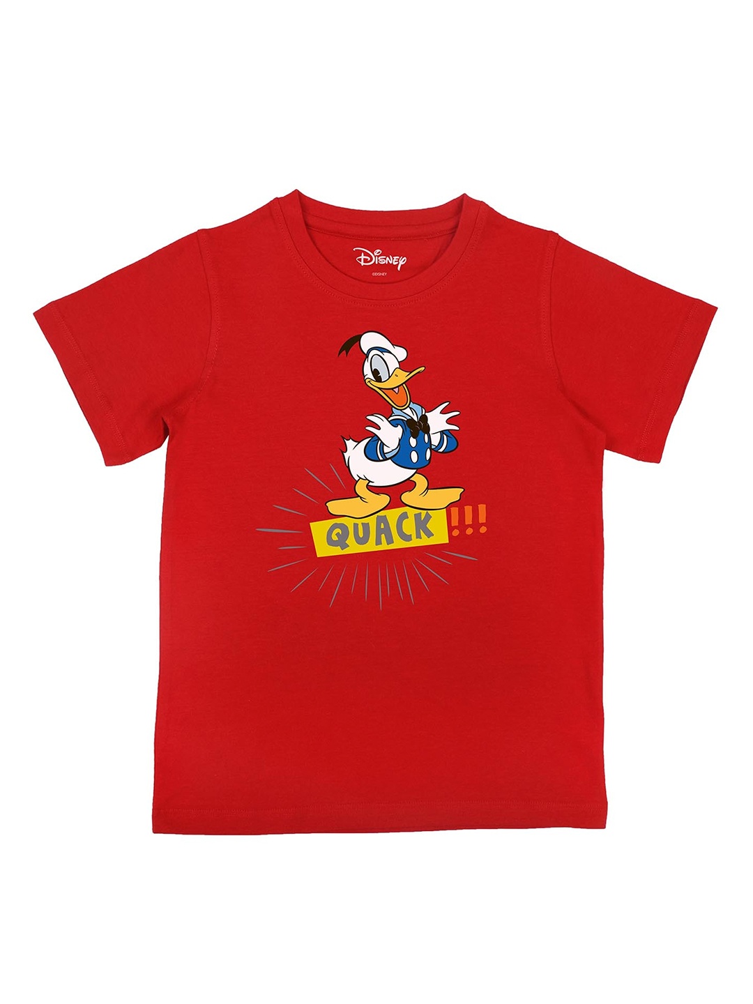 

Disney by Wear Your Mind Boys Red Donald Duck Printed T-shirt
