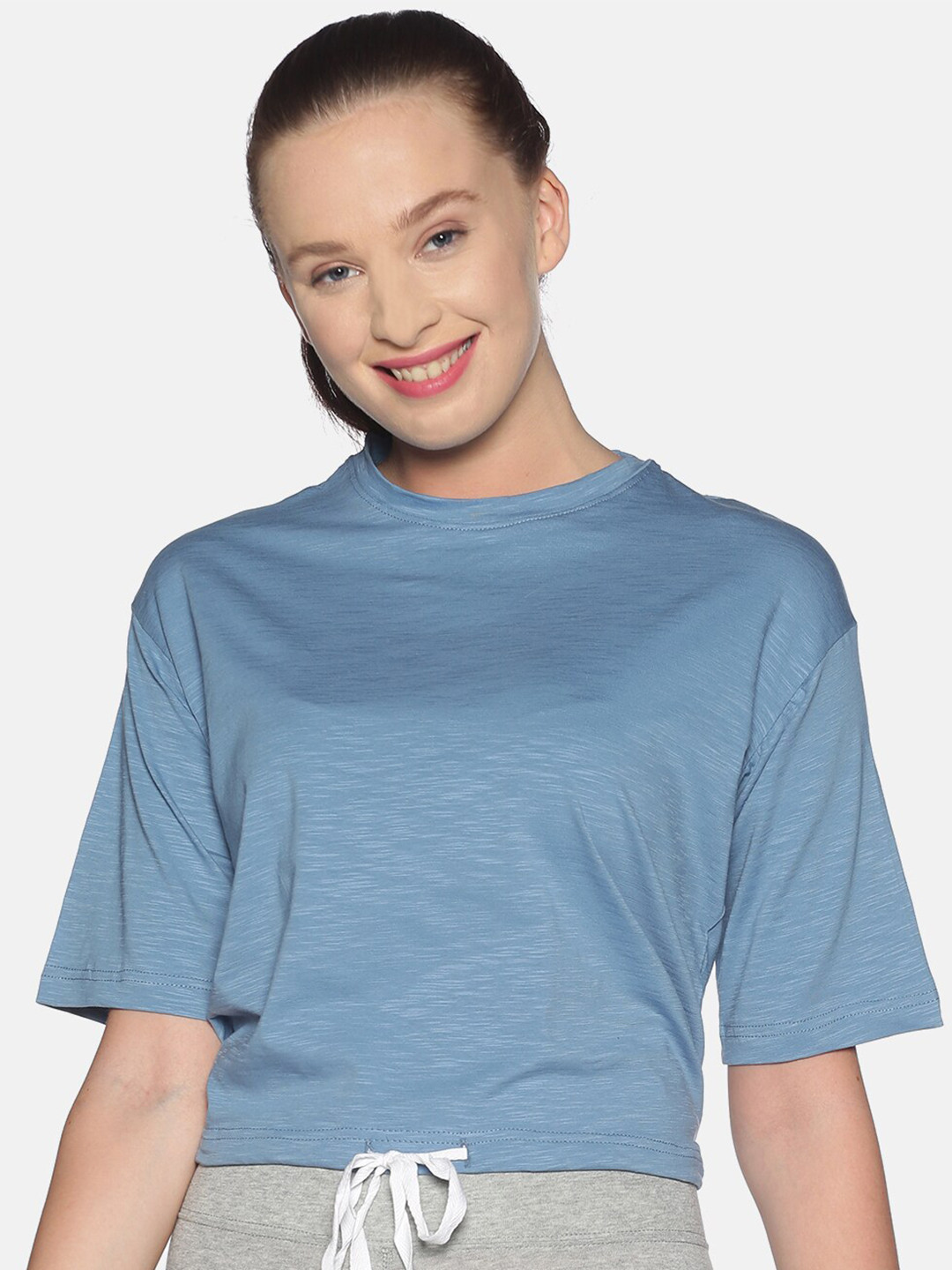 

Campus Sutra Blue Regular Top