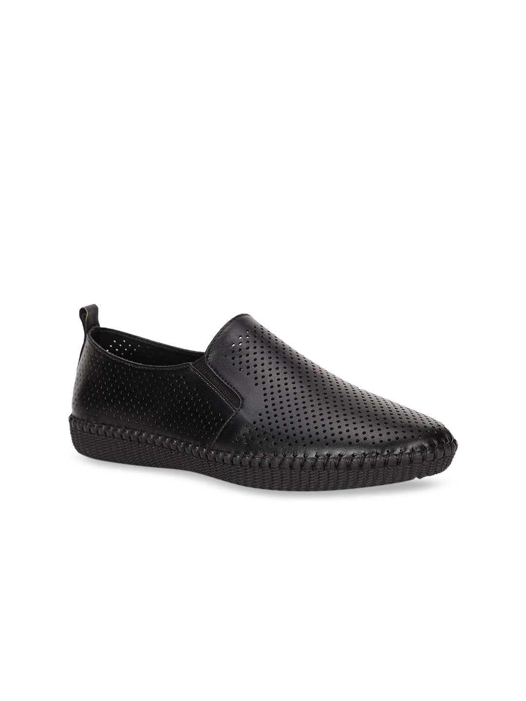 

Bruno Manetti Women Black Slip-On Sneakers