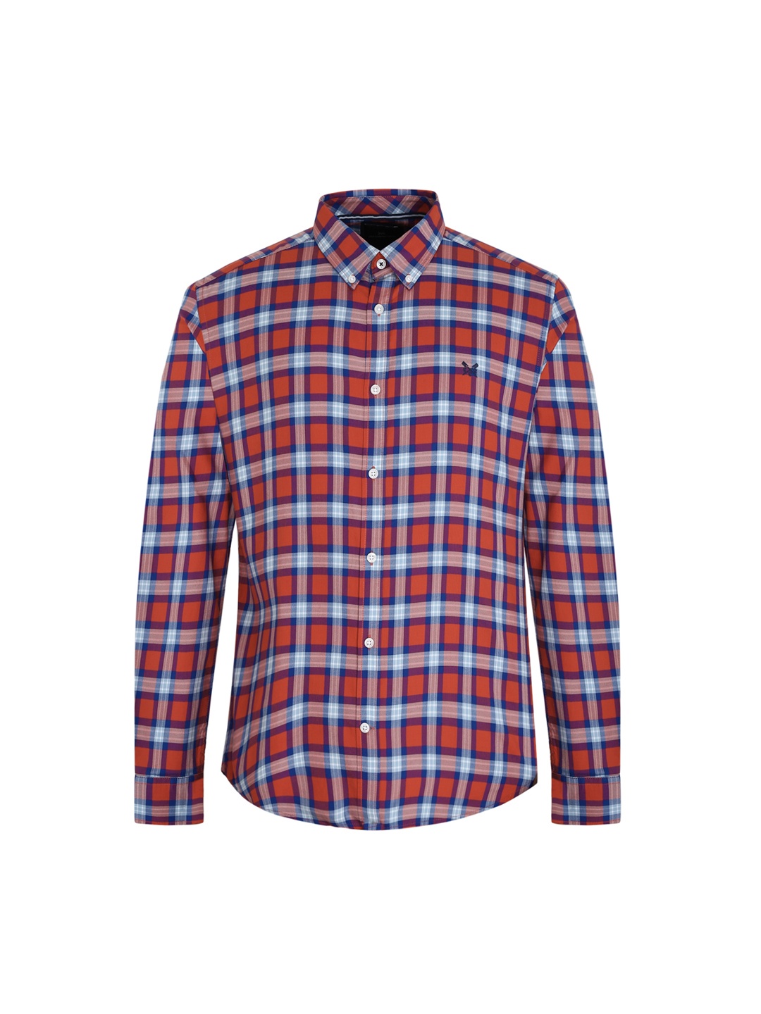 

Crew Clothing Men Red & Blue Buffalo Checked Casual Shirt