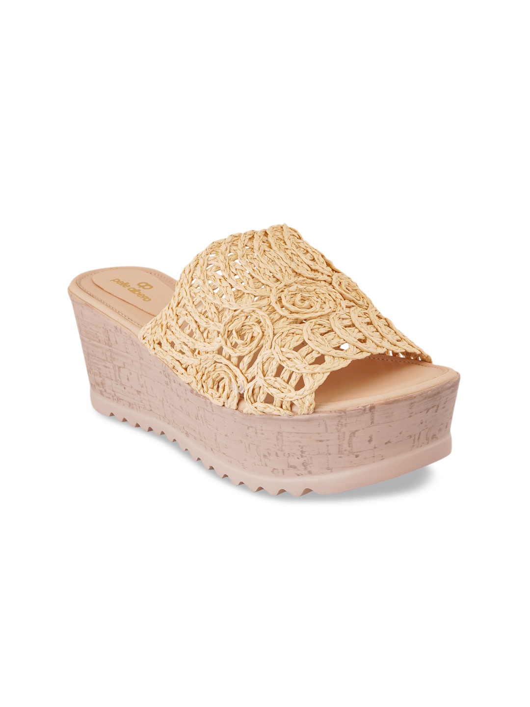 

pelle albero Beige Wedge Sandals