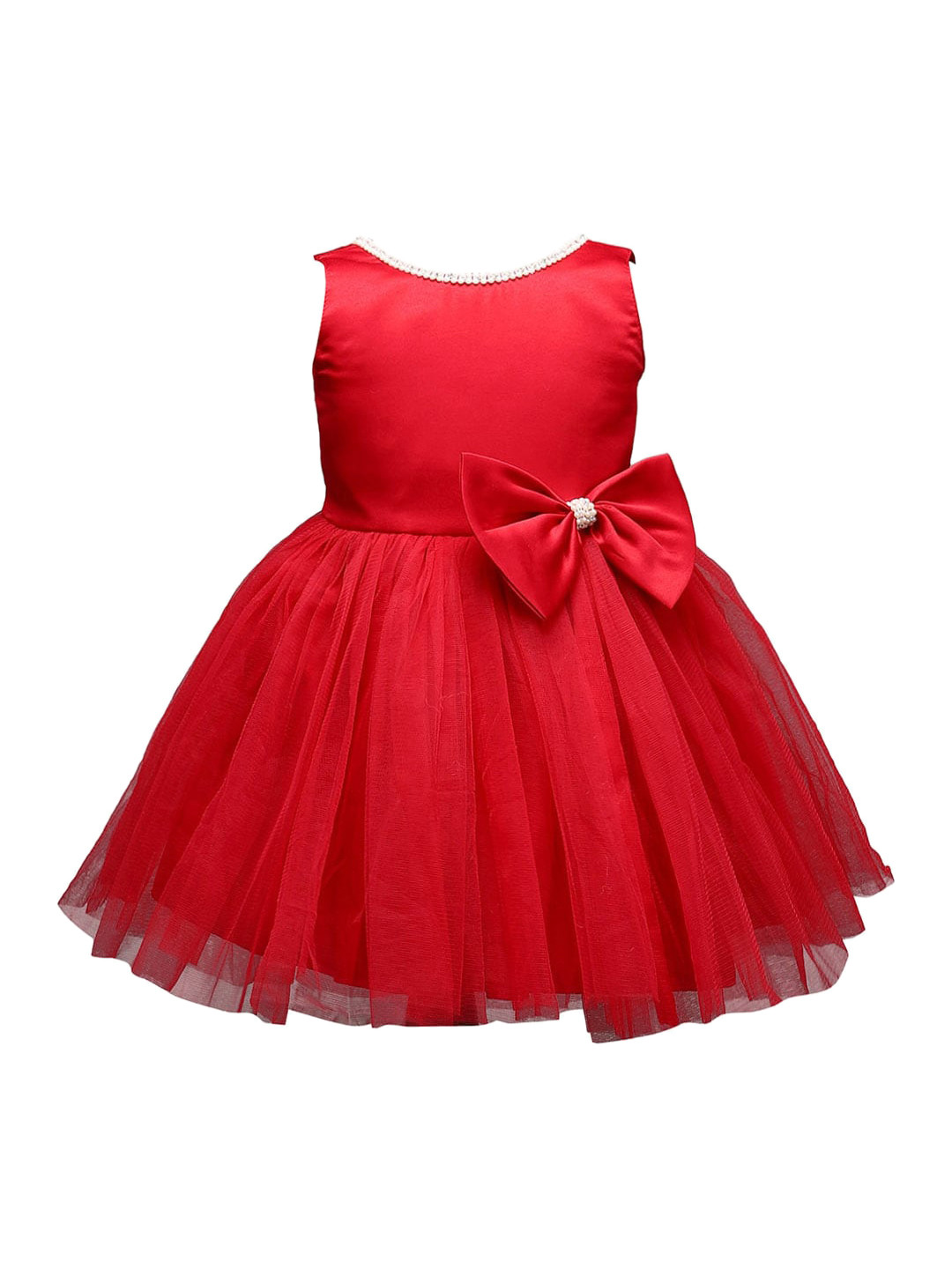 

The Magic Wand Girls Red Fit & Flare Dress