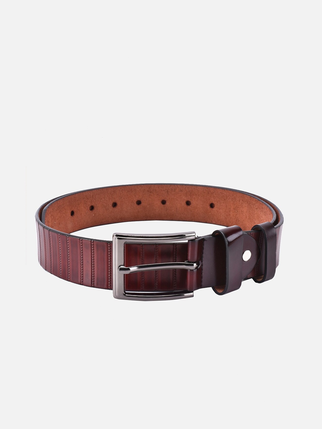 

BuckleUp Men Brown Textured Belt
